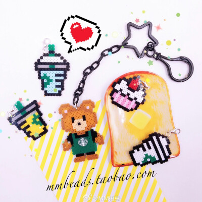 小幅 可爱 拼豆 挂件