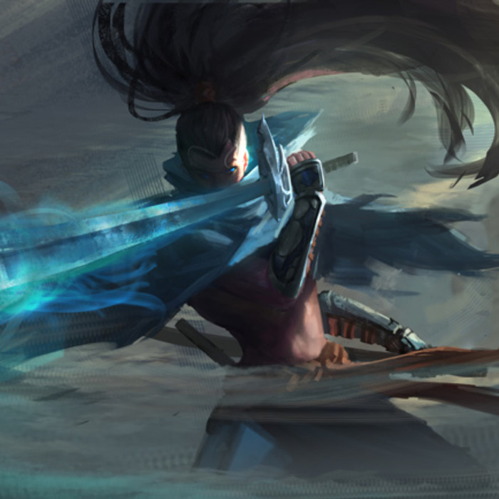 亚索 YASUO 疾风剑豪(作者不详&见水印，如侵权，勿删）