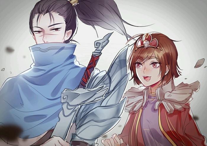 亚索 YASUO 疾风剑豪(作者不详&见水印，如侵权，勿删）