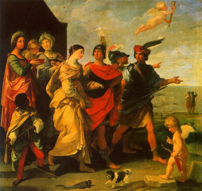 《海伦的诱拐》这幅作品很好的体现了圭多雷尼的绘画风格，是圭多雷尼具有代表性的绘画作品之一。这幅作品的主题描绘的斯巴达国王不在宫殿的时候，托罗亚抢夺被认为是最美丽的斯巴达王妃哈伦的场面，根据画面中丰富的…