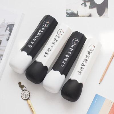 韩国可爱创意火柴棒大容量铅笔袋 卡通男女中学生文具收纳笔袋