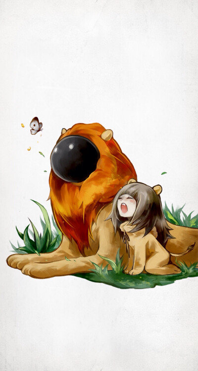 Yawning Lion