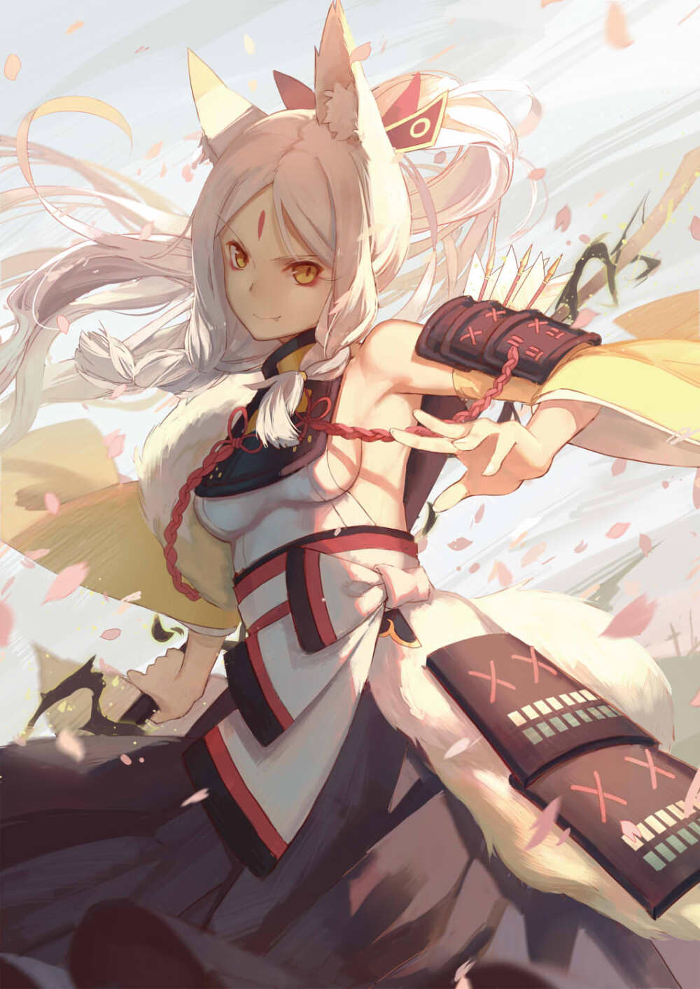 阴阳师白狼画师yuttou本作品pixivid61428968