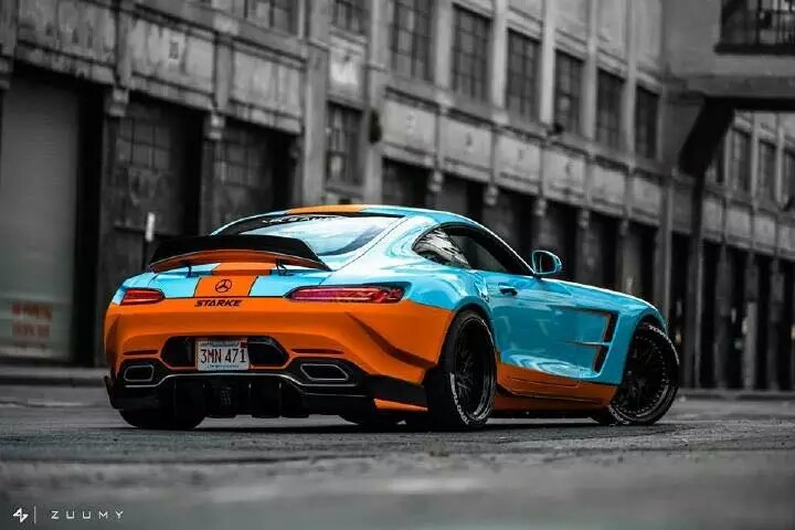 梅赛德斯AMG GT S Widebody Gulf Livery