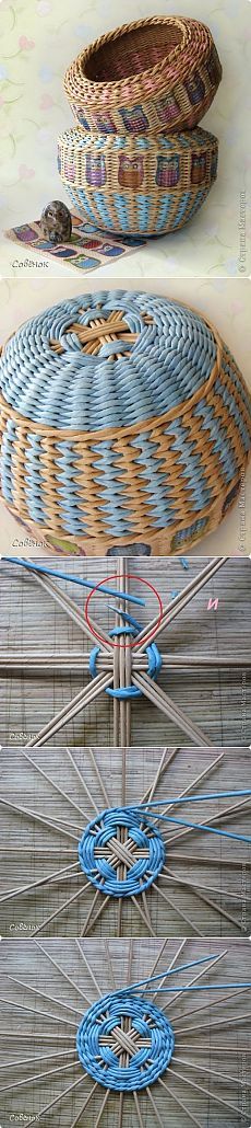 master class in weaving baskets bottoms