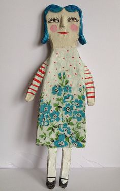 paper mache cutie - giveaway on my blog by HeartsandNeedles, via Flickr