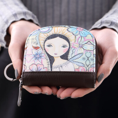 简约短款钱包女士可爱学生创意韩版零钱包迷你可爱小清新小钱夹