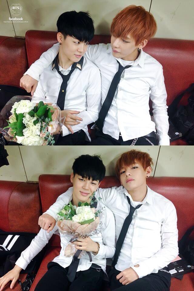 #VMIN##防弹95line#那些年的 0214，啊情人节就是要搞事情呀 ​​​​