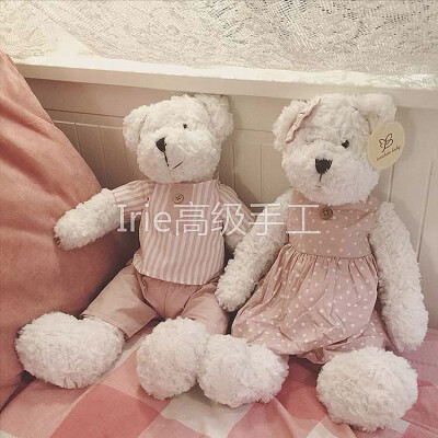 韩国原装正版泰迪熊公仔抱抱熊布娃娃熊熊手工毛绒玩具玩偶厂家正品