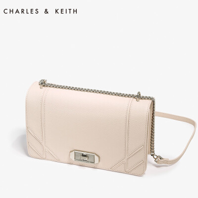 CHARLES&amp;KEITH 单肩包 CK220670521 欧美简约OL手拿斜挎女包