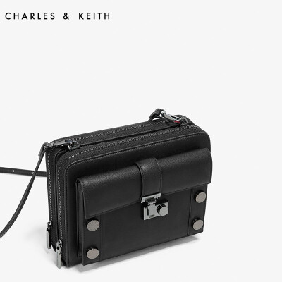 CHARLES&amp;KEITH 小方包 CK280680482 欧美风单肩包手拿小包