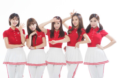 Crayon Pop 朴惠京 昭燏（Soyul）、金敏英（Ellin）、许敏真（ChoA）、许敏善（Way）、白宝蓝 金美（Geummi）