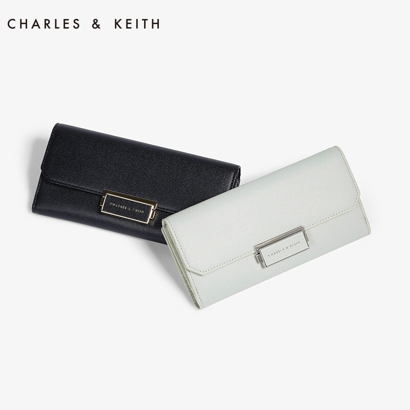 CHARLES&amp;KEITH 长款钱包 CK610770234 欧美风女士长款票夹