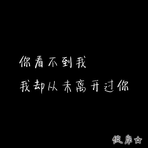 我不会离开