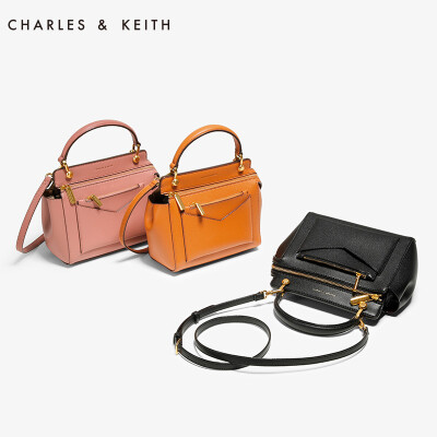 CHARLES&amp;KEITH 单肩包 CK250670494 欧美时尚女士手拎子母小包