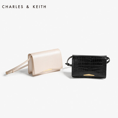 CHARLES&amp;KEITH 小方包 CK220840067 欧美风女士单肩包斜挎包