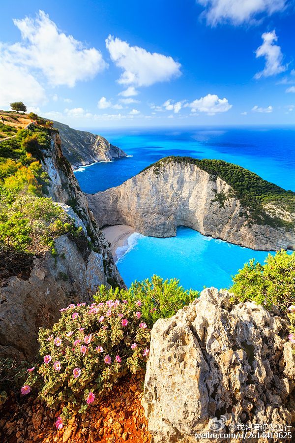 蜜月圣地扎金索斯岛(Zakynthos)，想去~ ​ ​​​​