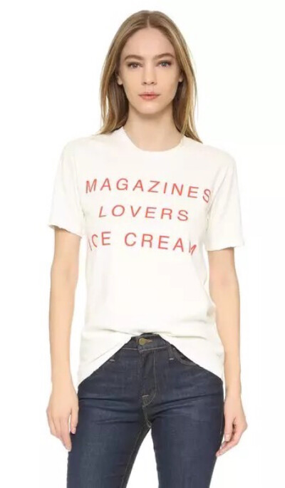 Wildfox "MAGAZINES LOVERS ICE CREAM"