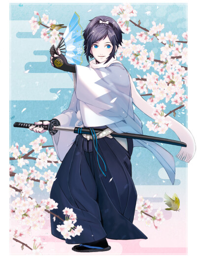 刀剑乱舞，大和守安定，转自Twitter