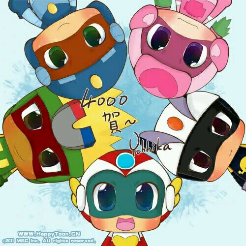 五小强萌萌哒！