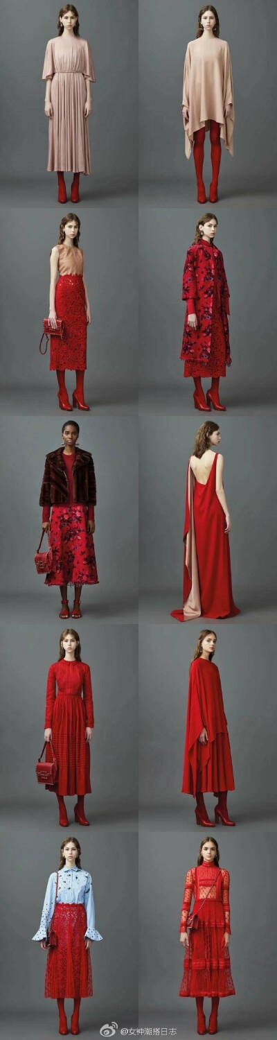 Valentino 2017 早春度假系列，此次灵感飞往了古巴，开展了一场充满异国风情的仙女之旅~ ​