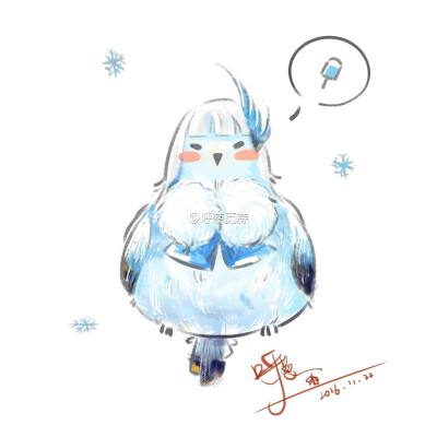 阴阳师 雪女 鸟