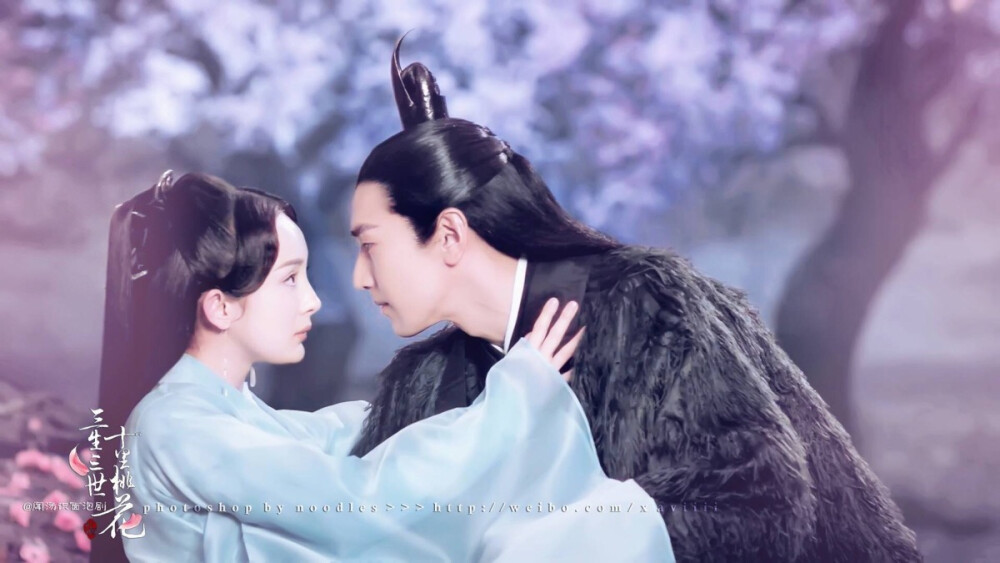 #三生三世十里桃花# 杨幂 白浅（cr:微博@闻汤识面泡剧）
何处来的少年郎～