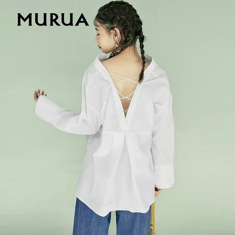 murua绑带衬衣