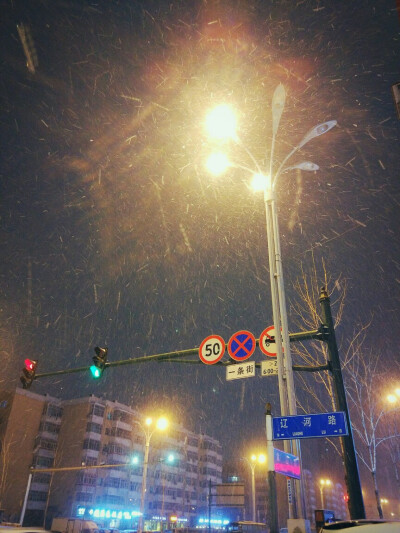 今天下了可大可大的雪了
下了一天
外面又是白茫茫的世界了~