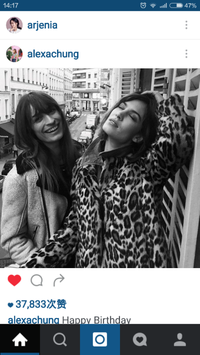 Alexa Chung instagram