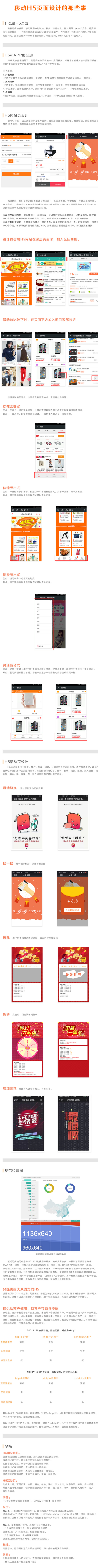 移动H5页面设计的那点事 app设计 UI设计 web装修