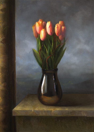 
Juliette Aristides/
Spring/
Oil on linen/
86.36 x 66.04 cm/
(34" x 26")/
Private collection/