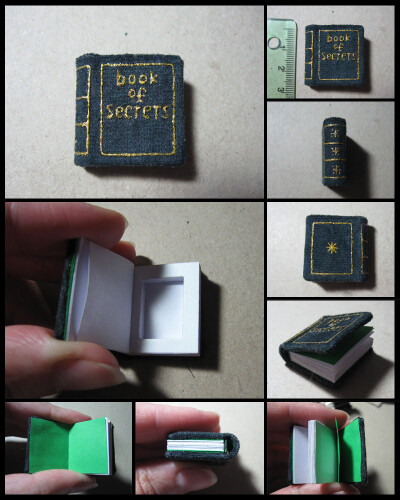 A special micro book this time...a hiding place for all the miniature secrets you might have