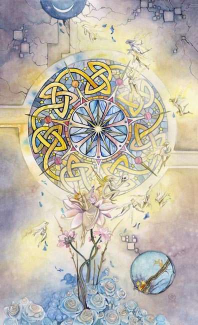 Shadowscapes Tarot幻影塔罗牌 10-命运之轮