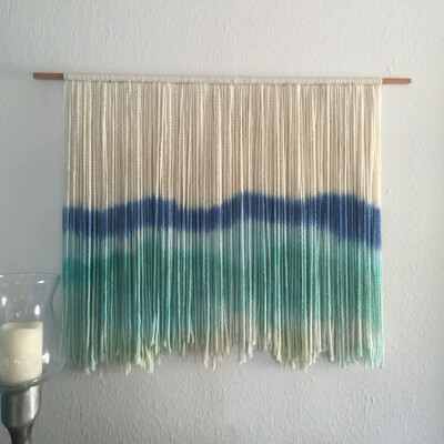 手工编织挂毯，北欧风