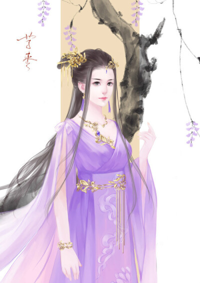 古风美人 绘师 芓枣