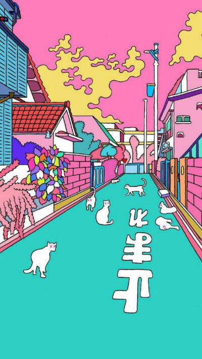 手绘原创壁纸