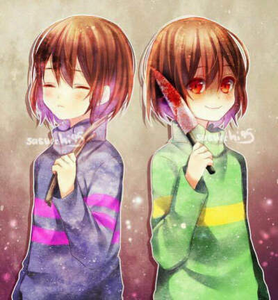 传说之下-Frisk&Chara♥