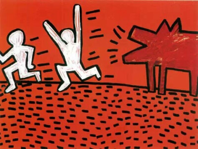 Keith Haring的小人