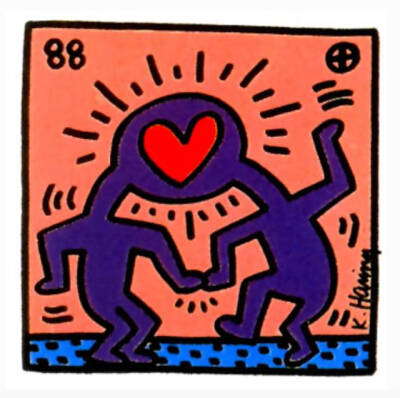 Keith Haring的小人