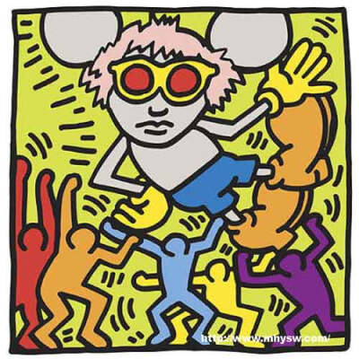 Keith Haring的小人