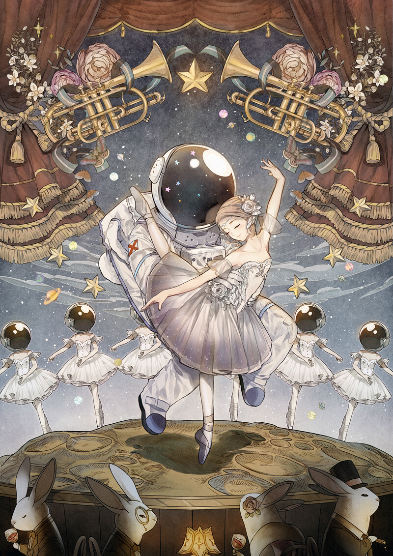 moon ballet 画师：sousou 本作品pixiv id=43567751