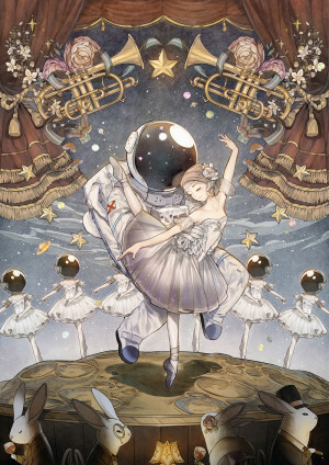 moon ballet  画师：sousou  本作品pixiv id=43567751