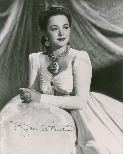 黄金年代好莱坞明星奥利维娅·德·哈维兰 Olivia de Havilland