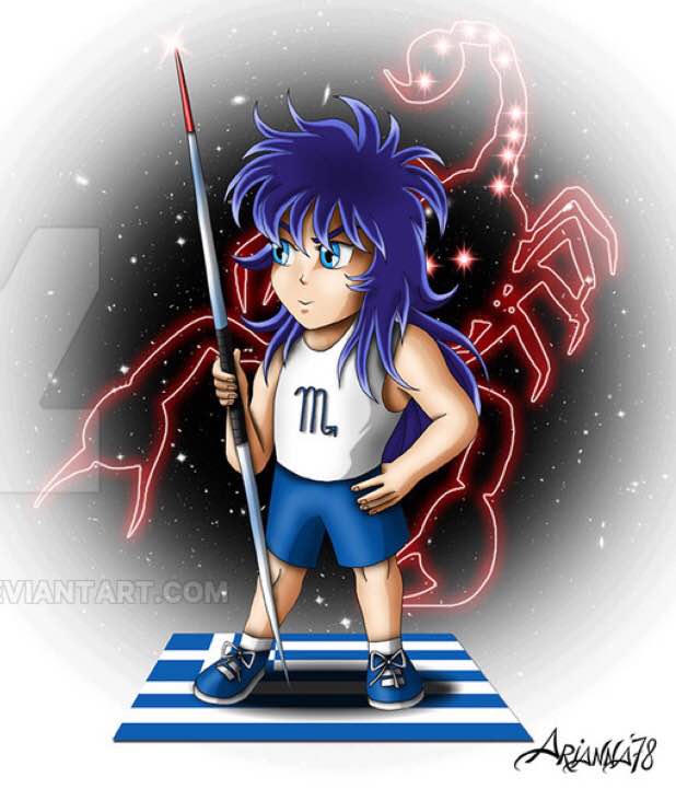 天蝎座米罗扔标枪不要被刺中