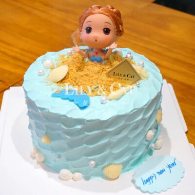 芭比娃娃蛋糕。