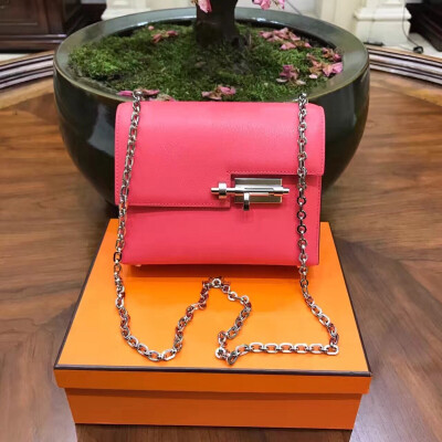 Hermes 新款肩包 hotpink