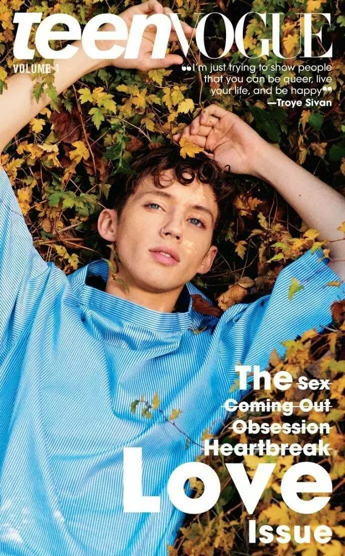 戳爷 登《Teen Vogue》杂志，青春活力十足。