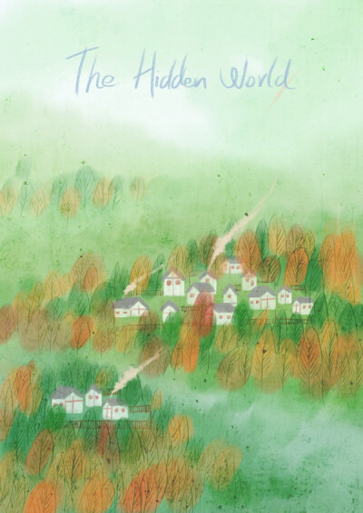 隐世The Hidden World系列，把一些与世隔绝的地方，描绘成画。