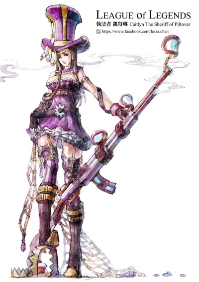 英雄联盟 € lol Ι凯特琳 皮城女警